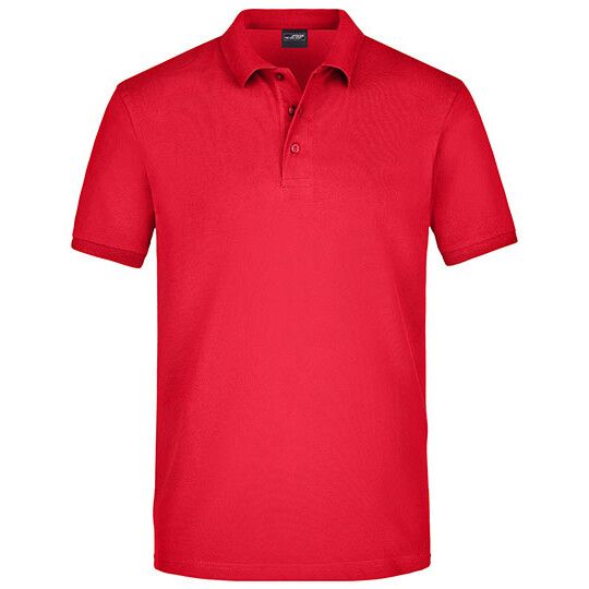 Men´s Elastic Polo Piqué - red-172