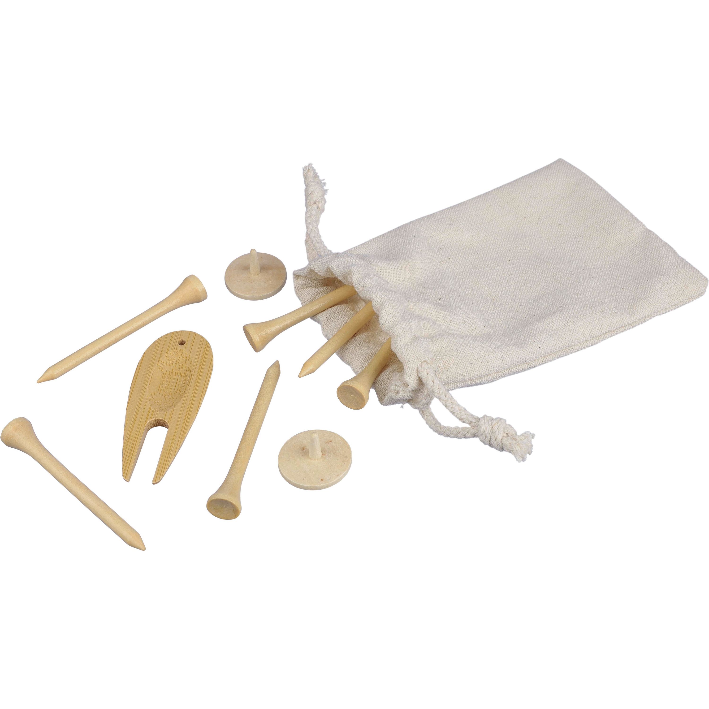 Golf Tees aus Holz - braun-64