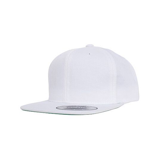 Pro-Style Twill Snapback Youth Cap - white-120
