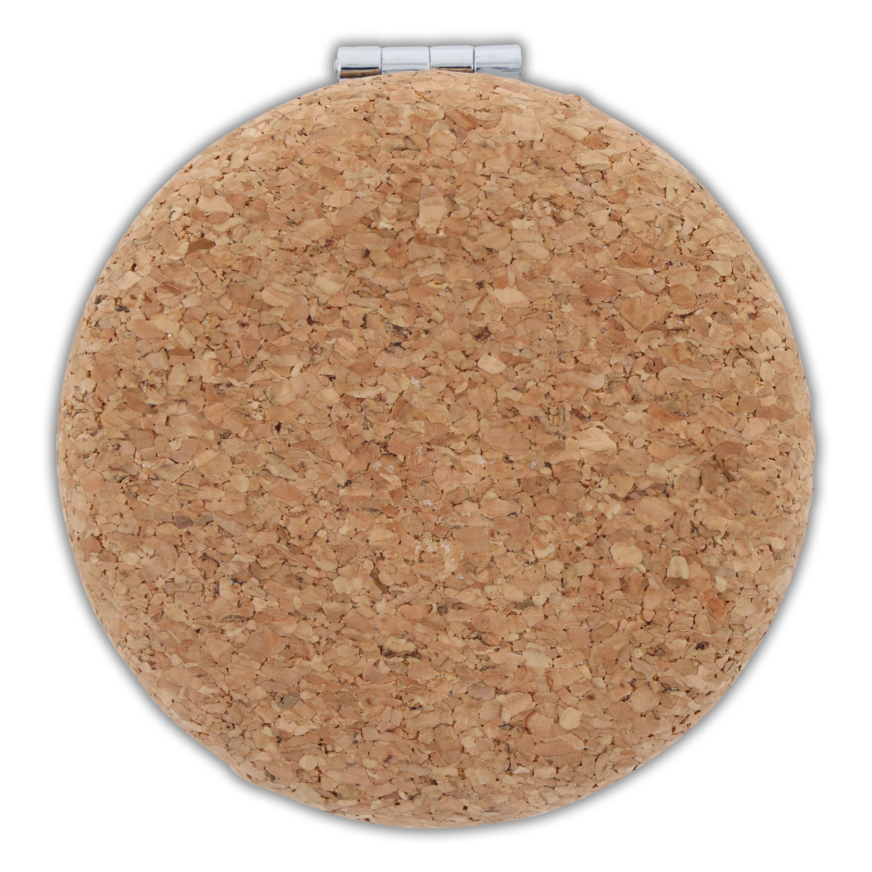 Taschenspiegel Kork - natur-815