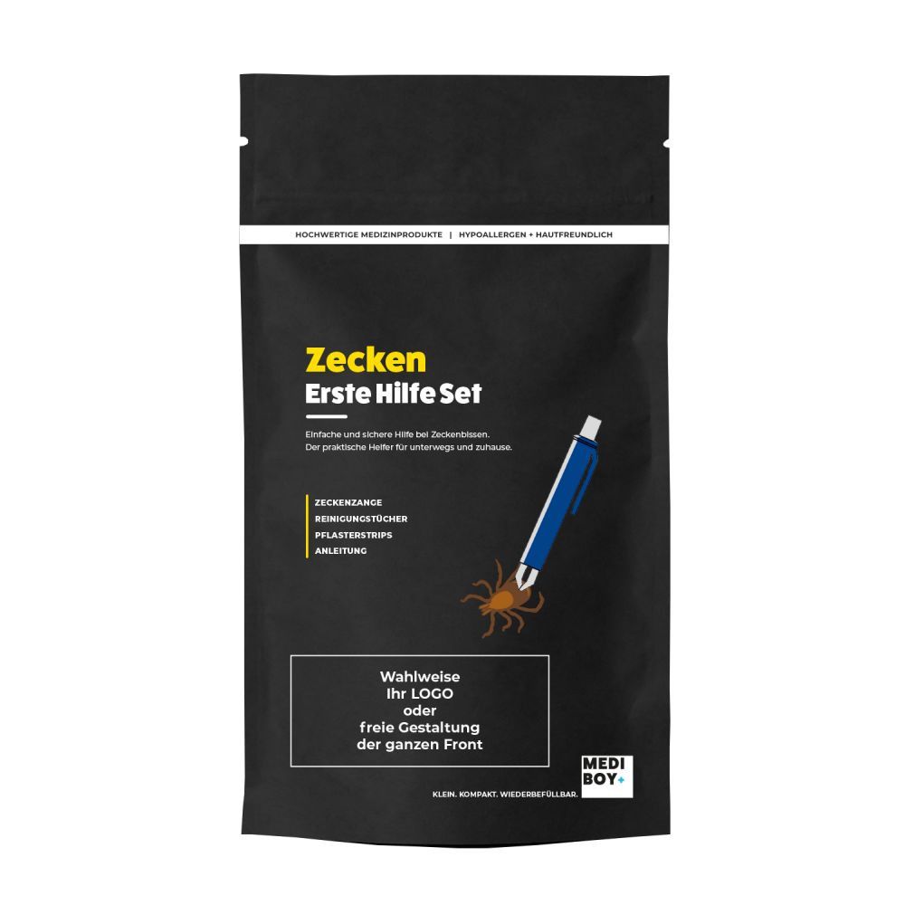 Zecken Erste Hilfe Set Doypack schwarz-49
