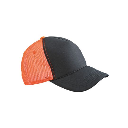 black - neon orange