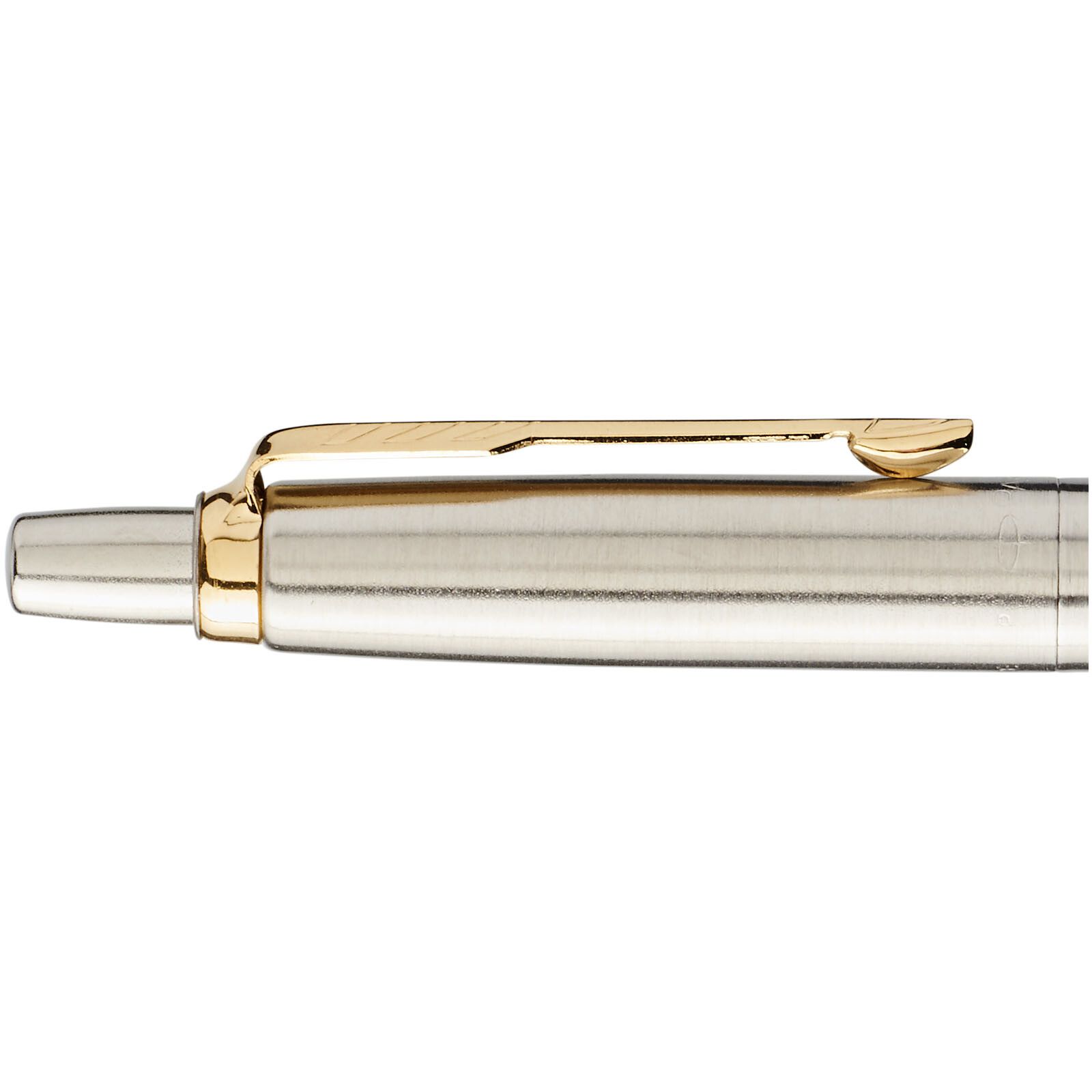 Parker Jotter Edelstahl Kugelschreiber (blaue Mine) - edelstahl grau-378