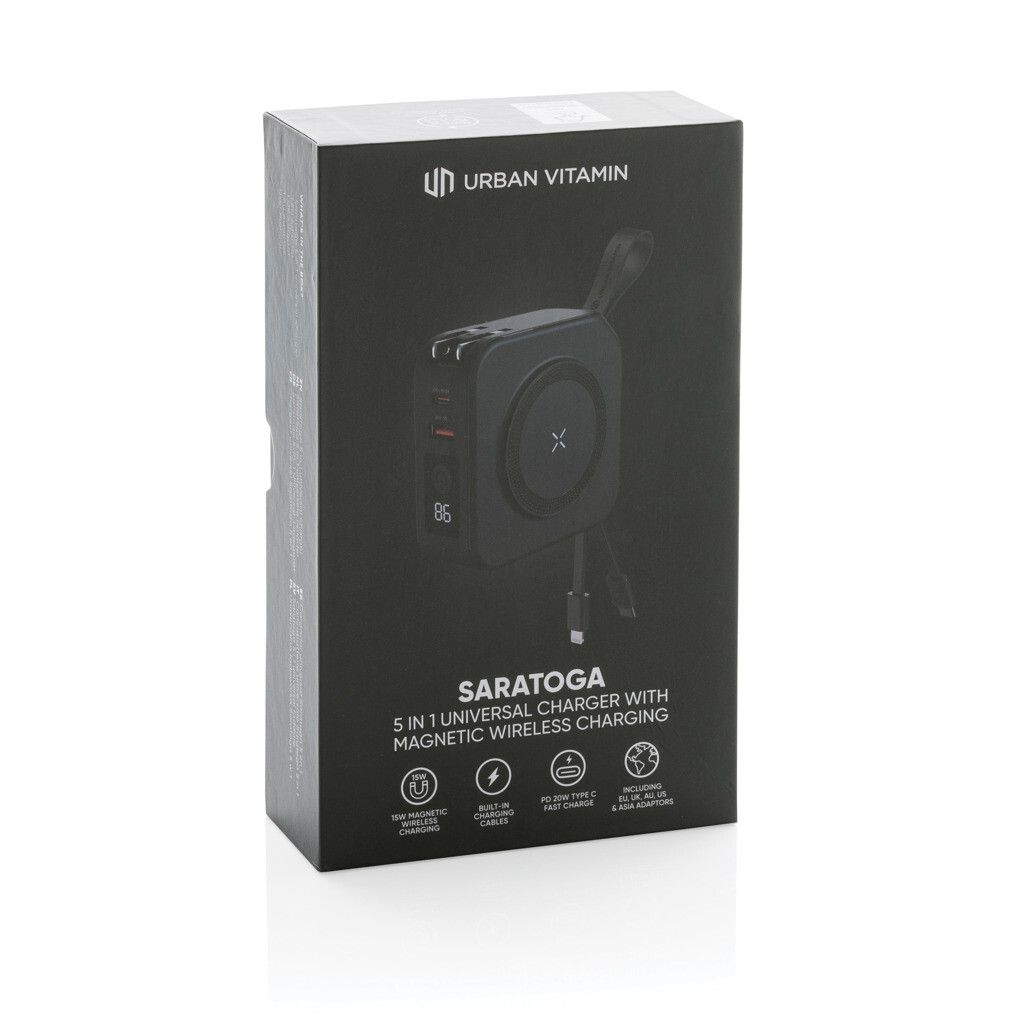 Urban Vitamin Saratoga 5-in-1 universal Charger - schwarz-377