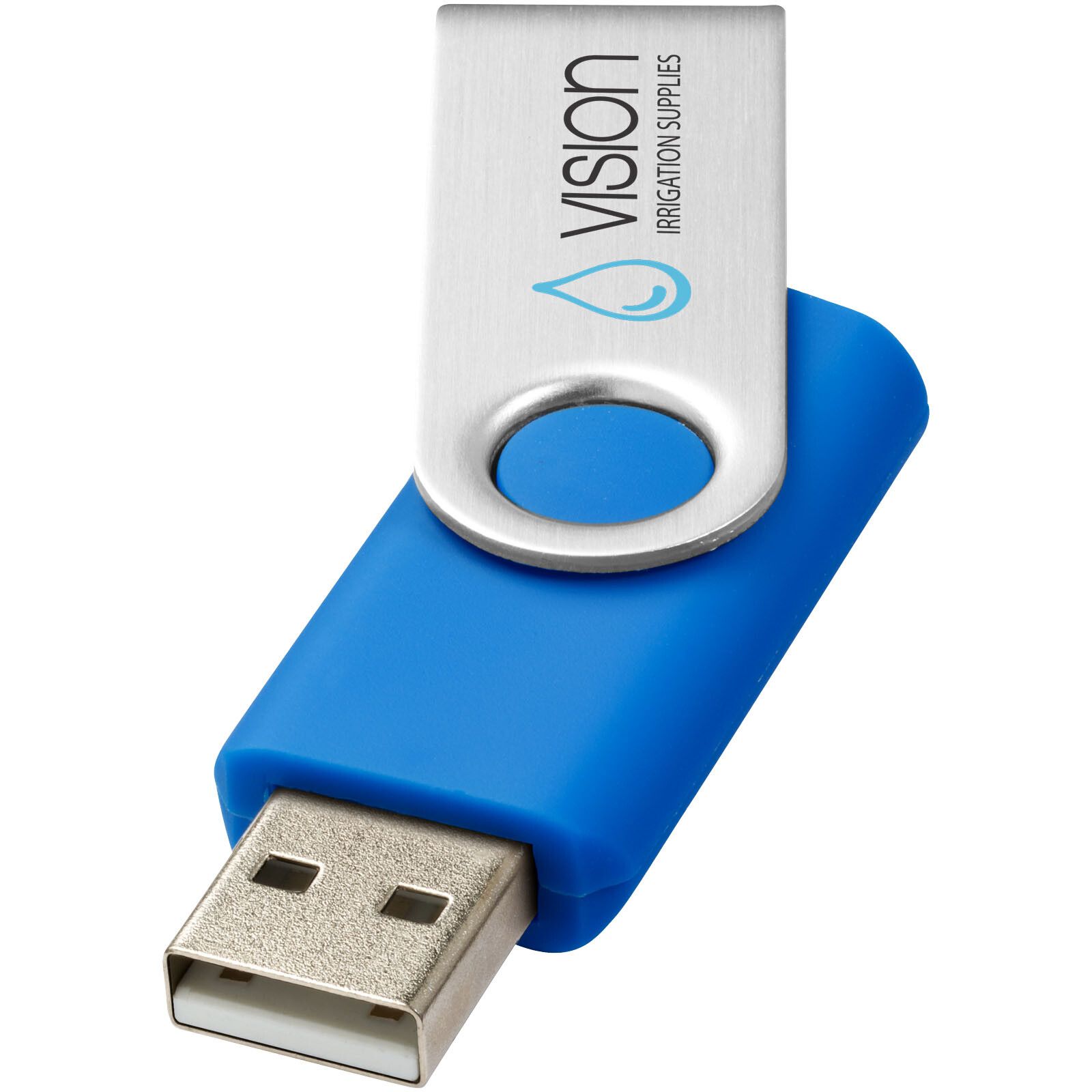 Twister USB-Stick - mittelblau - 8 GB-833