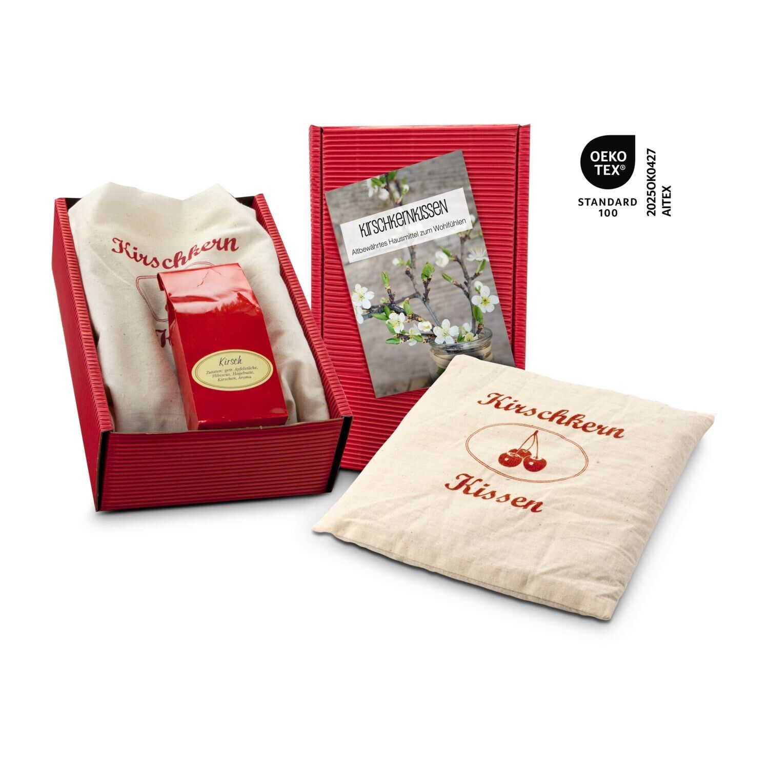 Geschenkset Kirschkernkissen-989