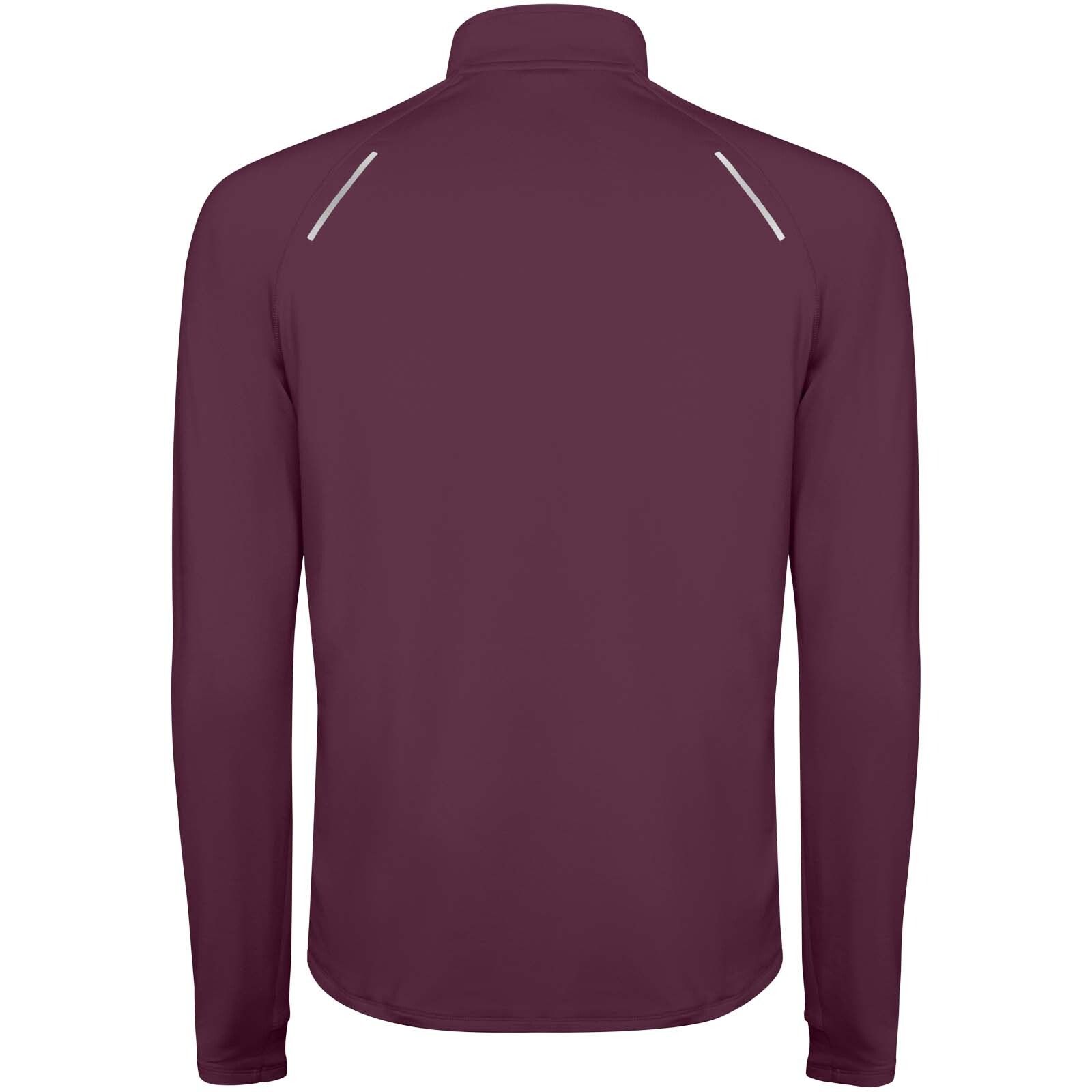 Estambul Half-Zip Sweatshirt für Herren - pflaumenrot - XL-142