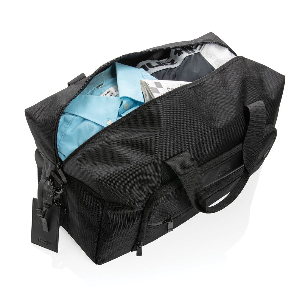 Swiss Peak AWARE™ RPET Voyager Wochenendtasche - schwarz-907