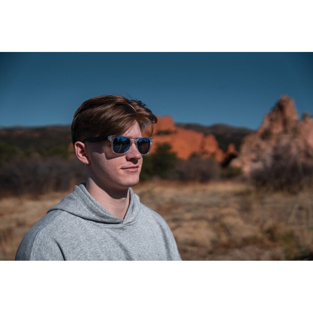 Gleam Sonnenbrille aus RCS rec. PC mit verspiegelten Gläsern - blau-589