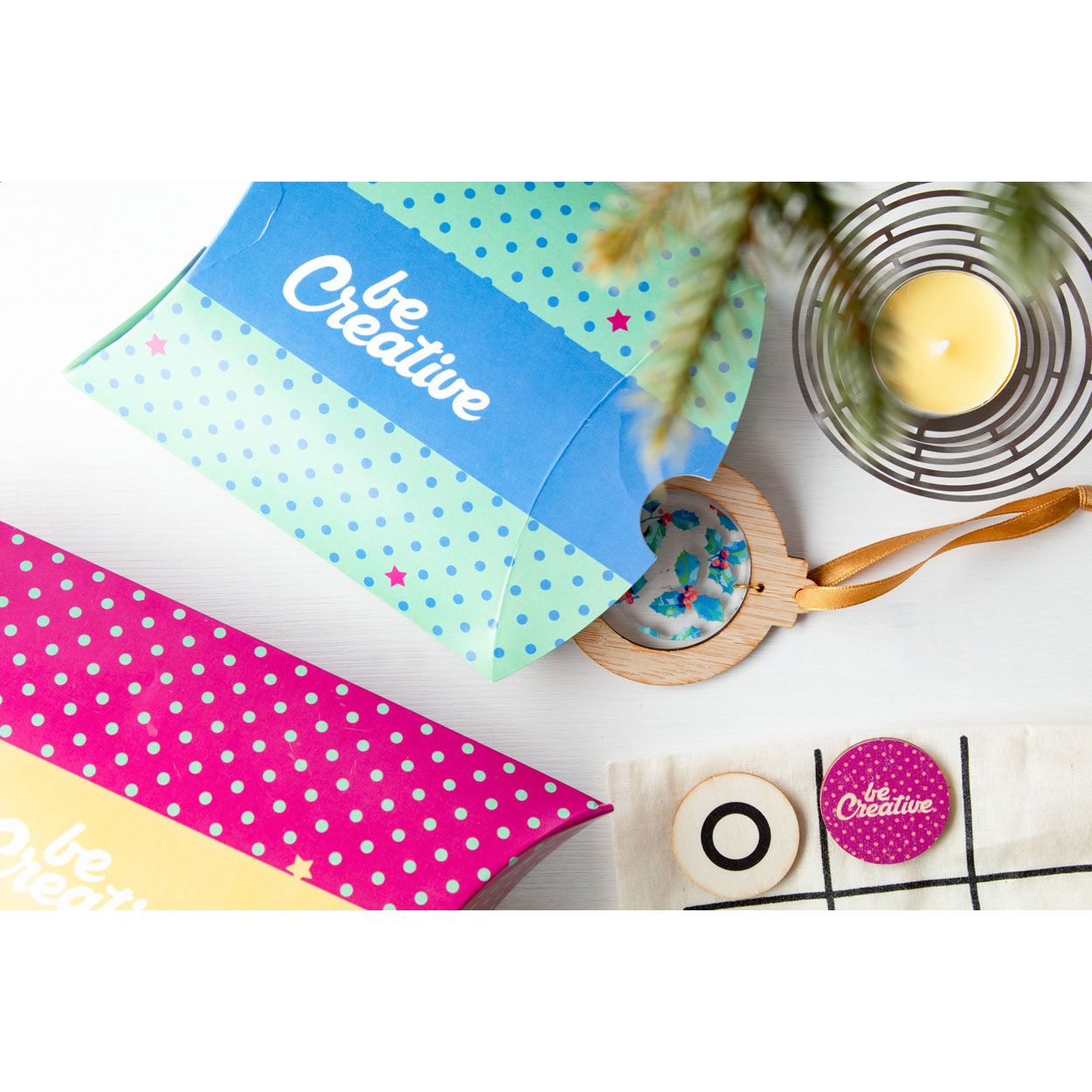 CreaBox Pillow S Tablettenschachtel - weiß-319