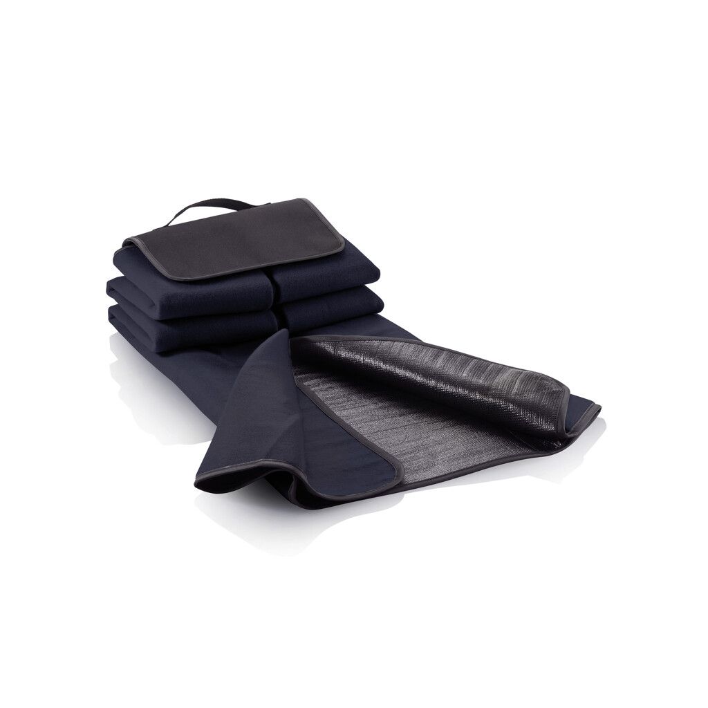 Picknickdecke - navy blau-815