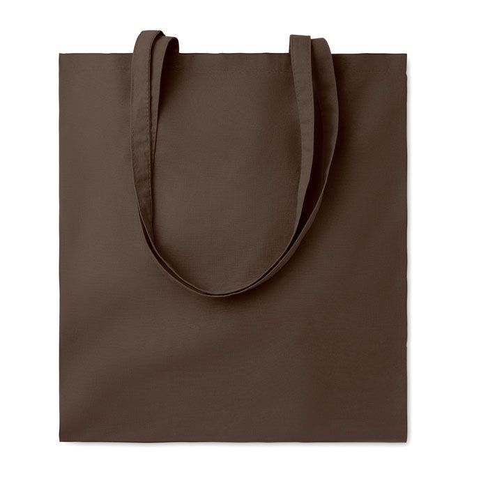 Baumwoll-Einkaufstasche  COTTONEL COLOUR + - schokolade-601