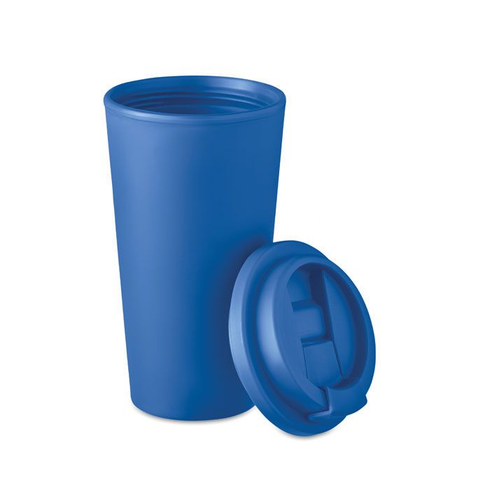 Doppelwandiger Becher 475ml TUESDAY - blau-560