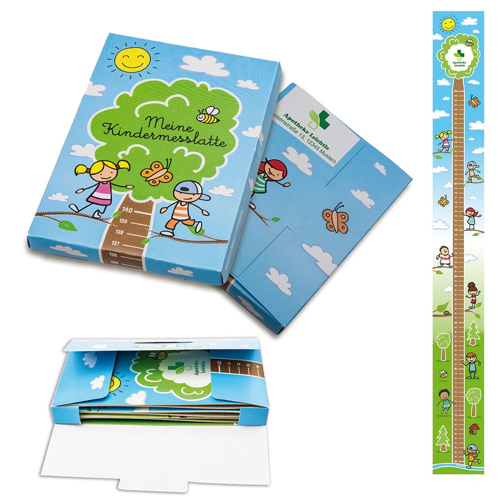 Kindermesslatte - Standard mit 2-c Logoeindruck-293