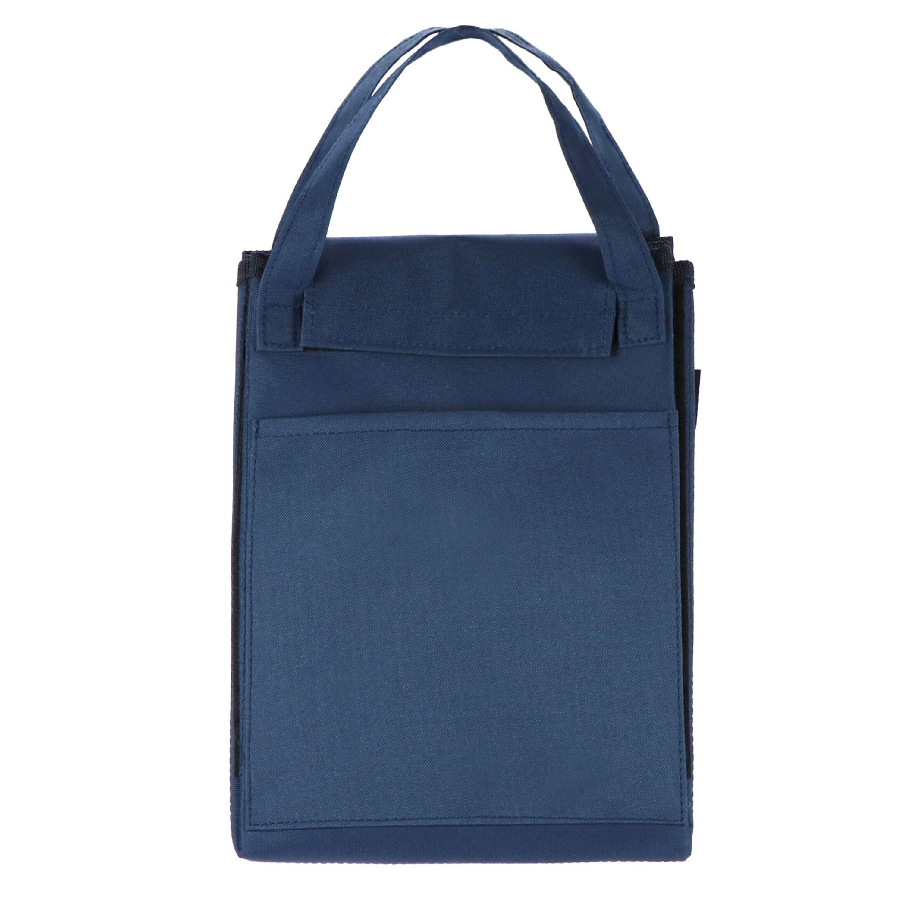 Gefaltete Kühltasche und Picknickmatte - dunkelblau-526