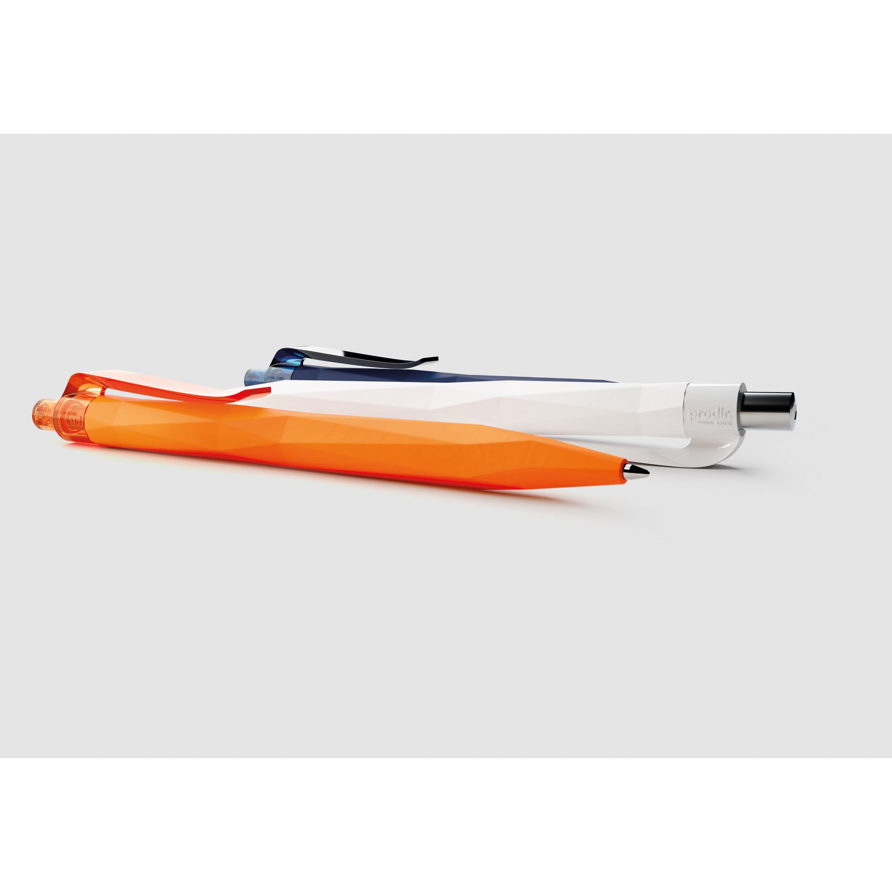 prodir QS20 PMS Push Kugelschreiber Metall-Clip - gelbgrün-473