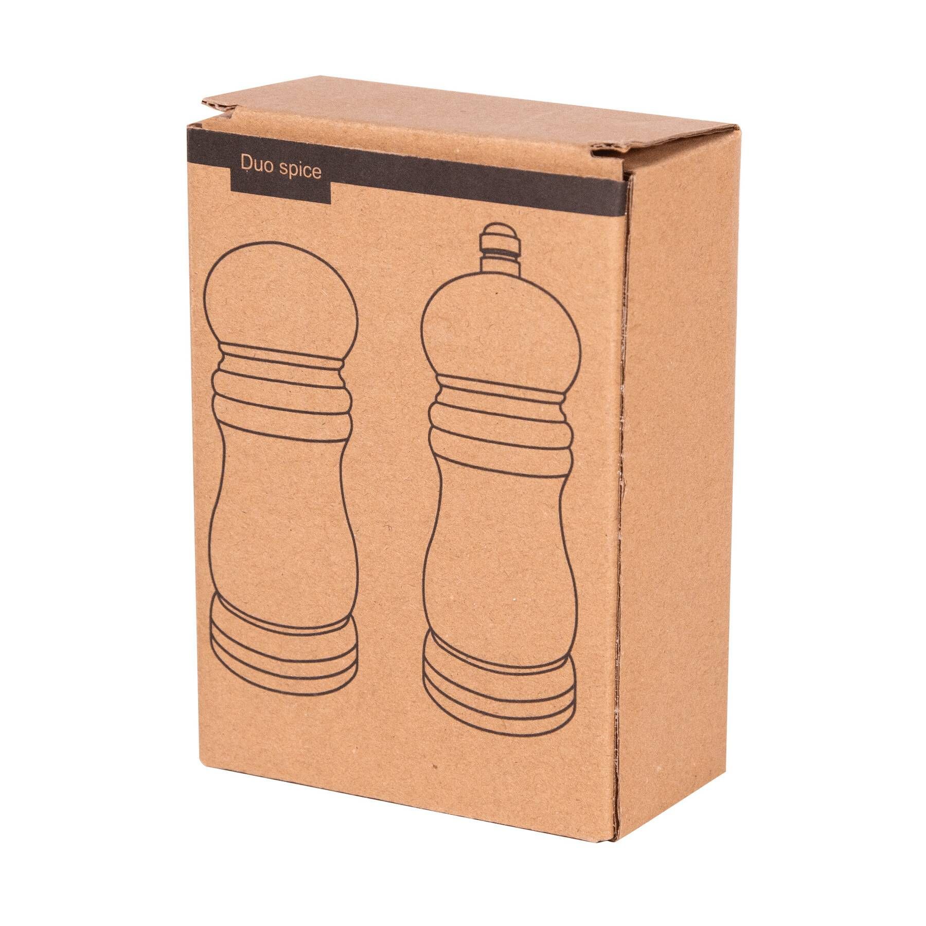 Salzstreuer & Pfeffermühle im Set DUO SPICE - braun-905