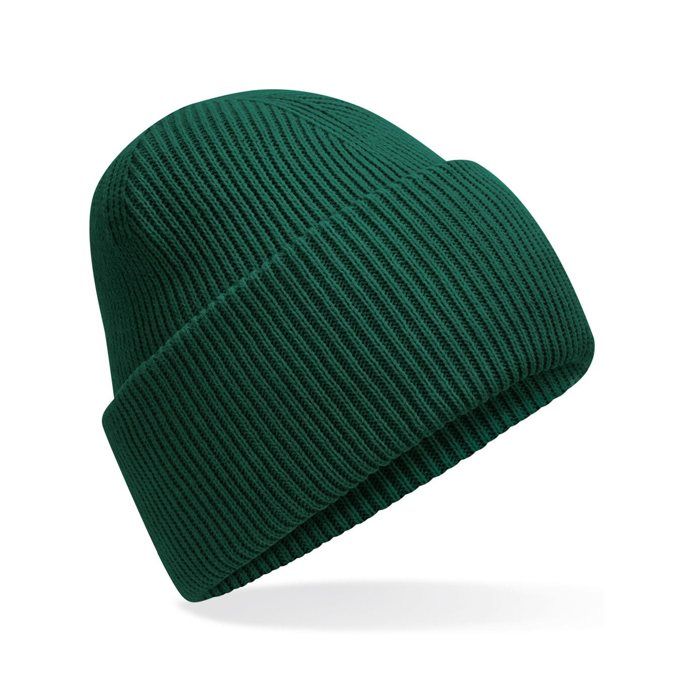 Classic Engineered Deep Cuffed Beanie - bottle green-448
