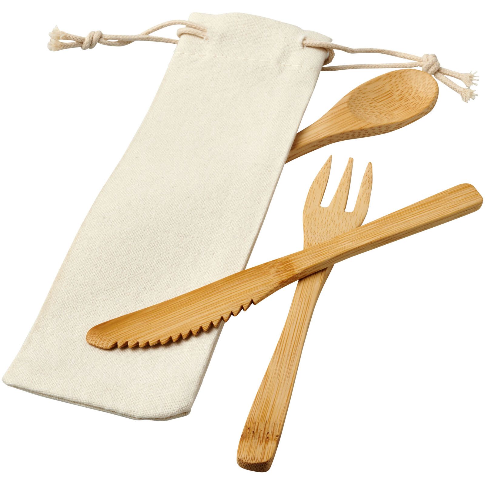 Celuk Bambus-Besteckset - natur-586