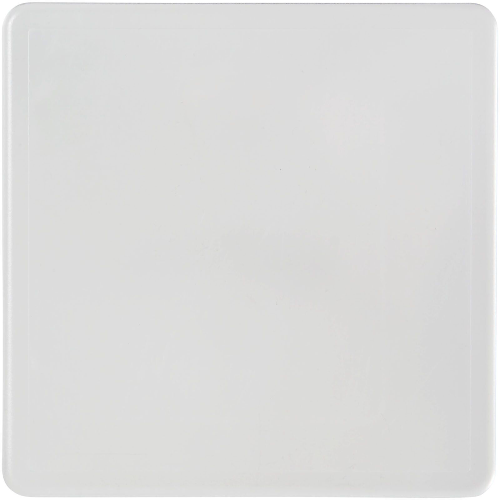 Renzo quadratischer Kunststoffuntersetzer - transparent klar-789