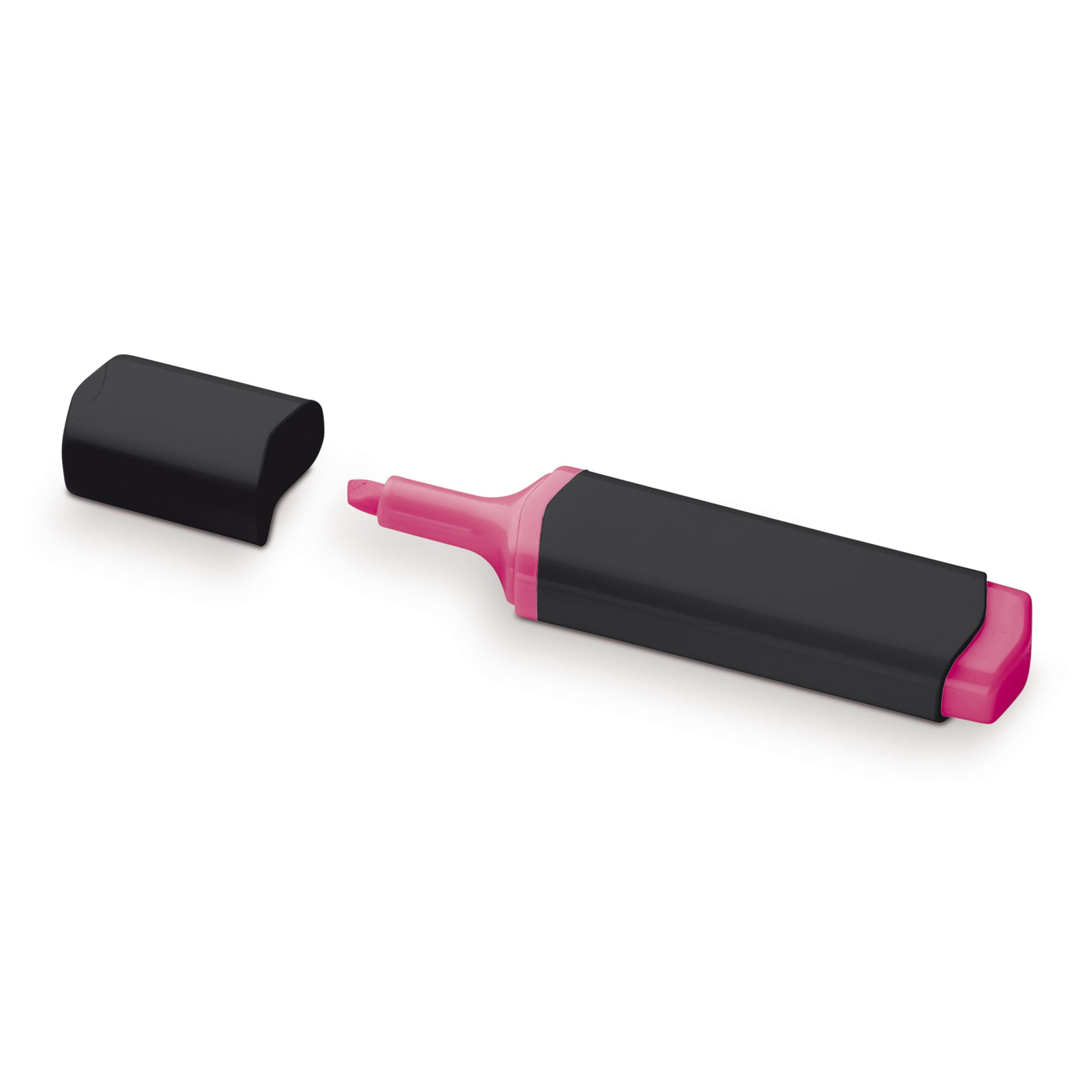 Textmarker - schwarz  -  rosa-502