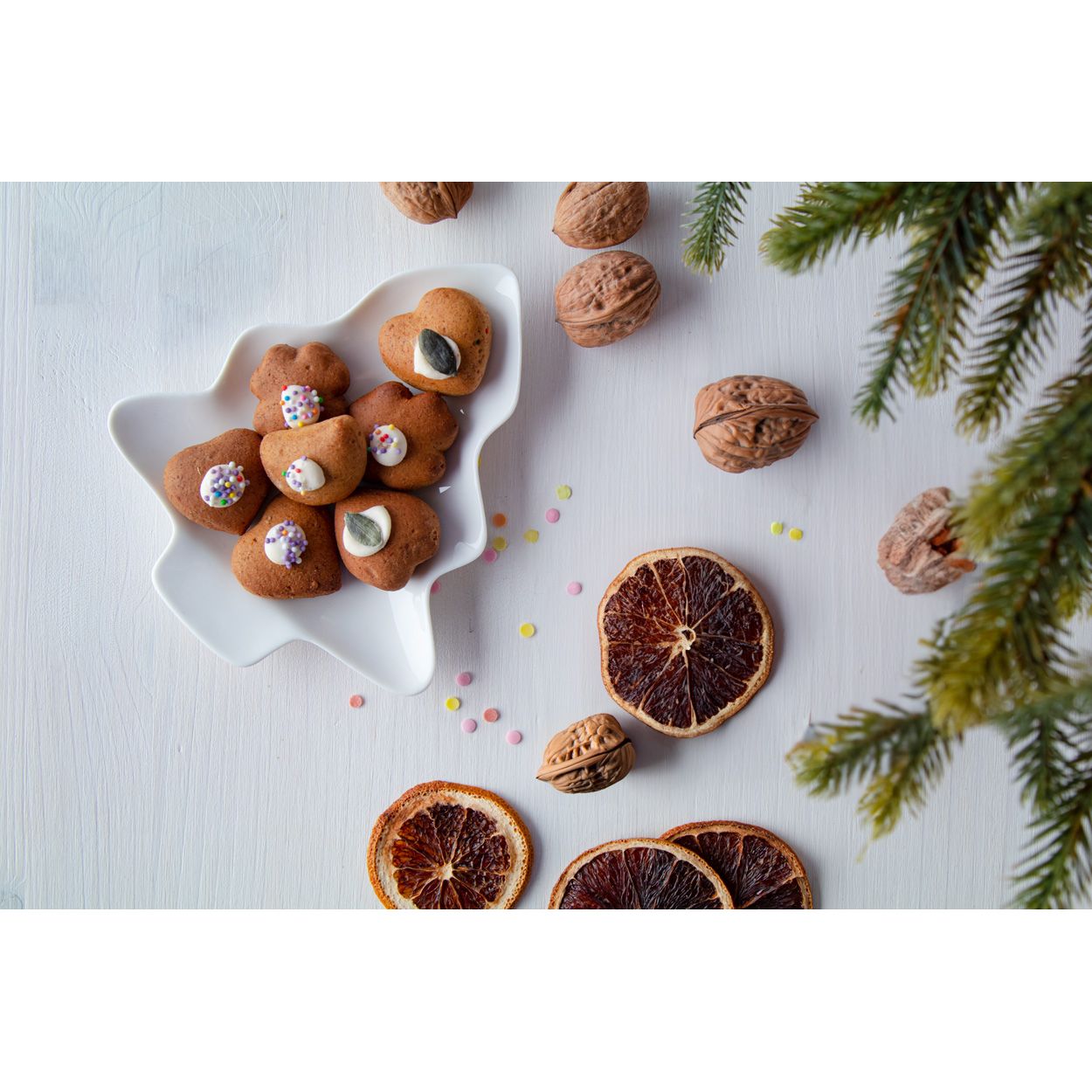 Jokkmokk Weihnachts-Snackschale, Weihnachtsbaum - weiß-245
