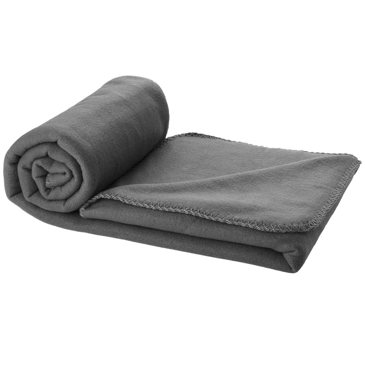 Fleecedecke Supreme, 150x120 cm - anthrazit-743
