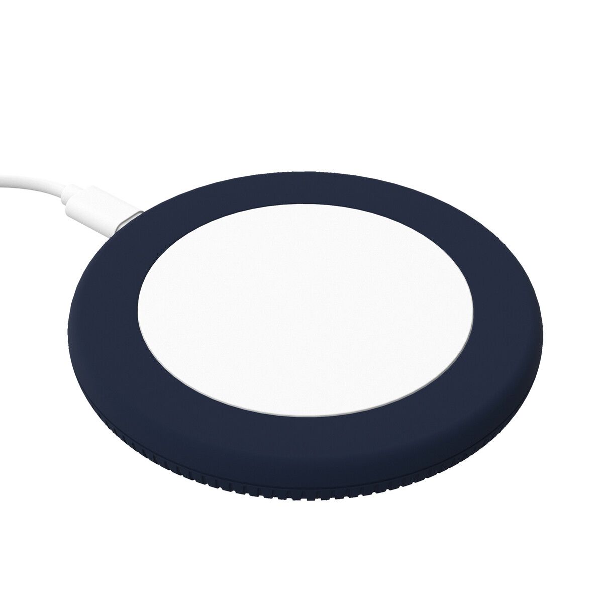 Wireless Charger myMATOLA mit Ring - weiß - navy blue-855