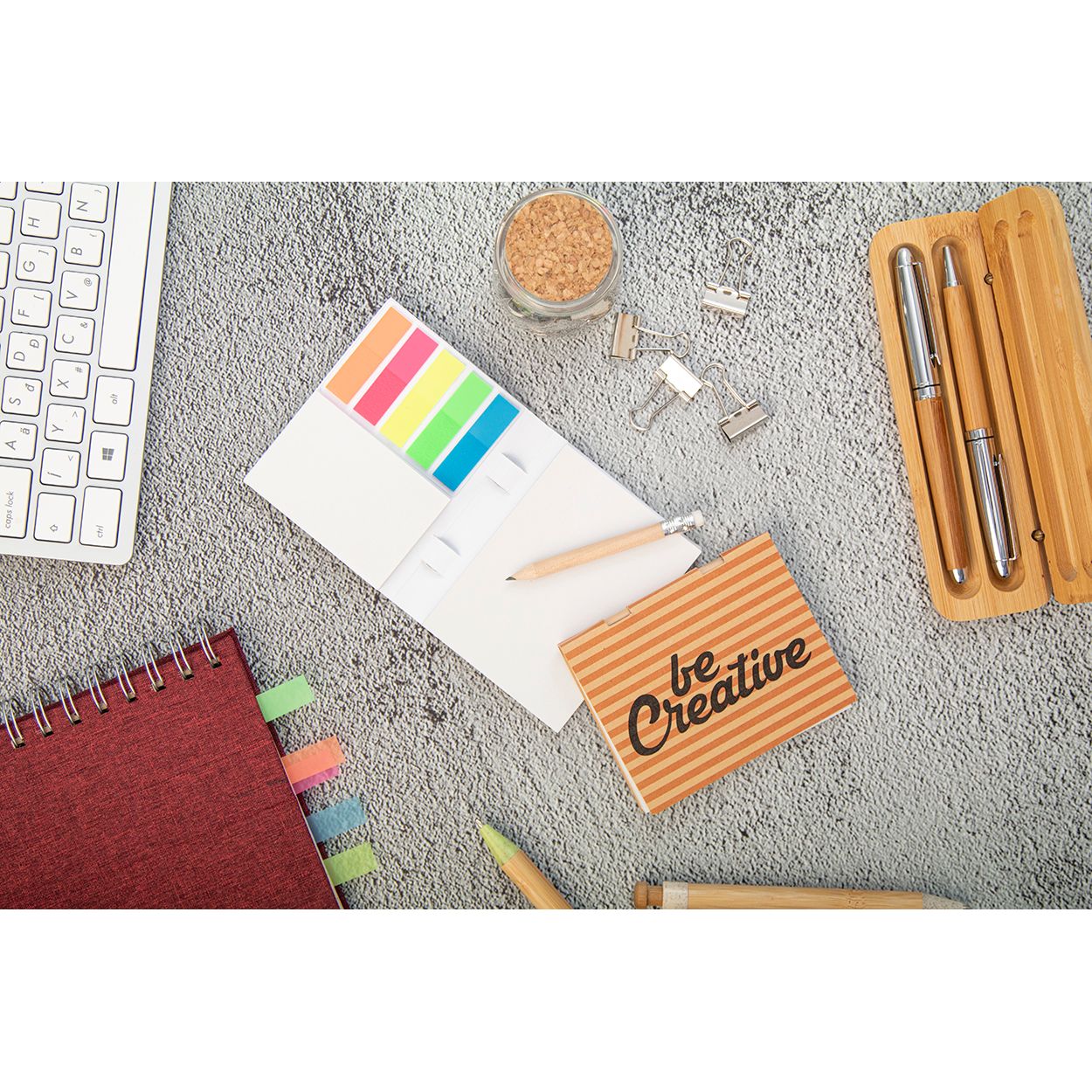 CreaStick Combo Plus Eco Individuelle Haftnotizen - natur-27