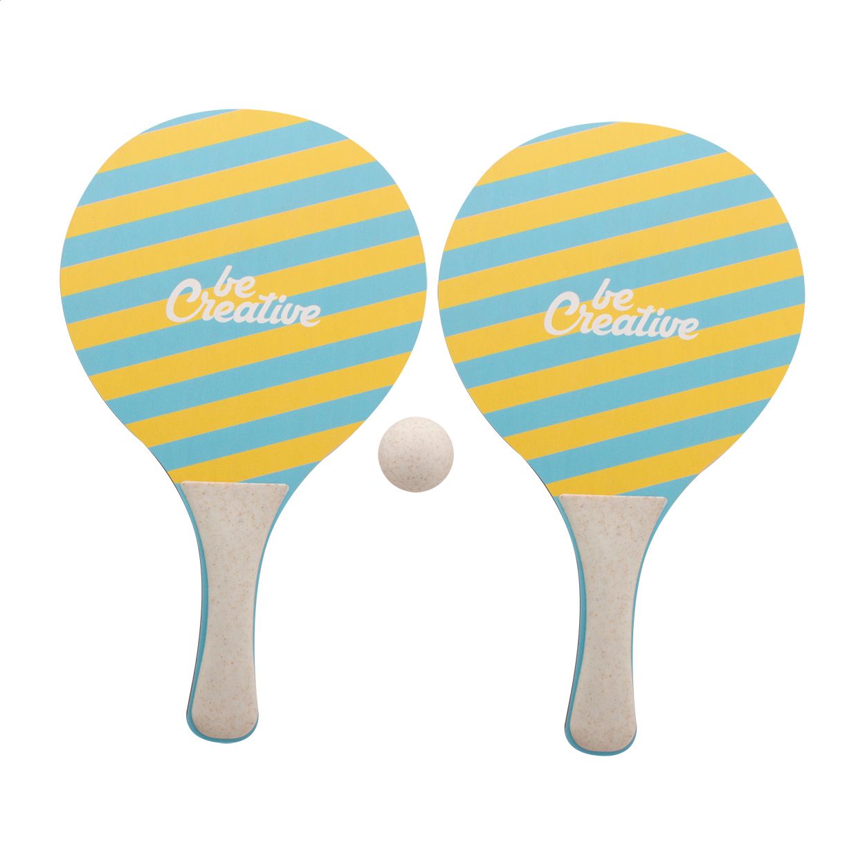 Individuelles Strandtennisset CreaShot - natur-532