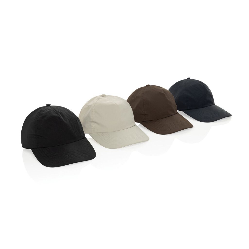 KENTO URBAN RCS 5-Panel-Cap aus RCS recyceltem Nylon - schwarz-672