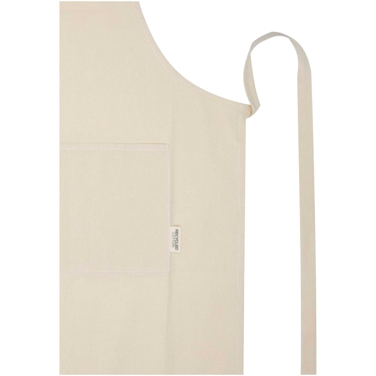 Nia 200 g/m² Schürze aus recycelter Baumwolle - oatmeal-825