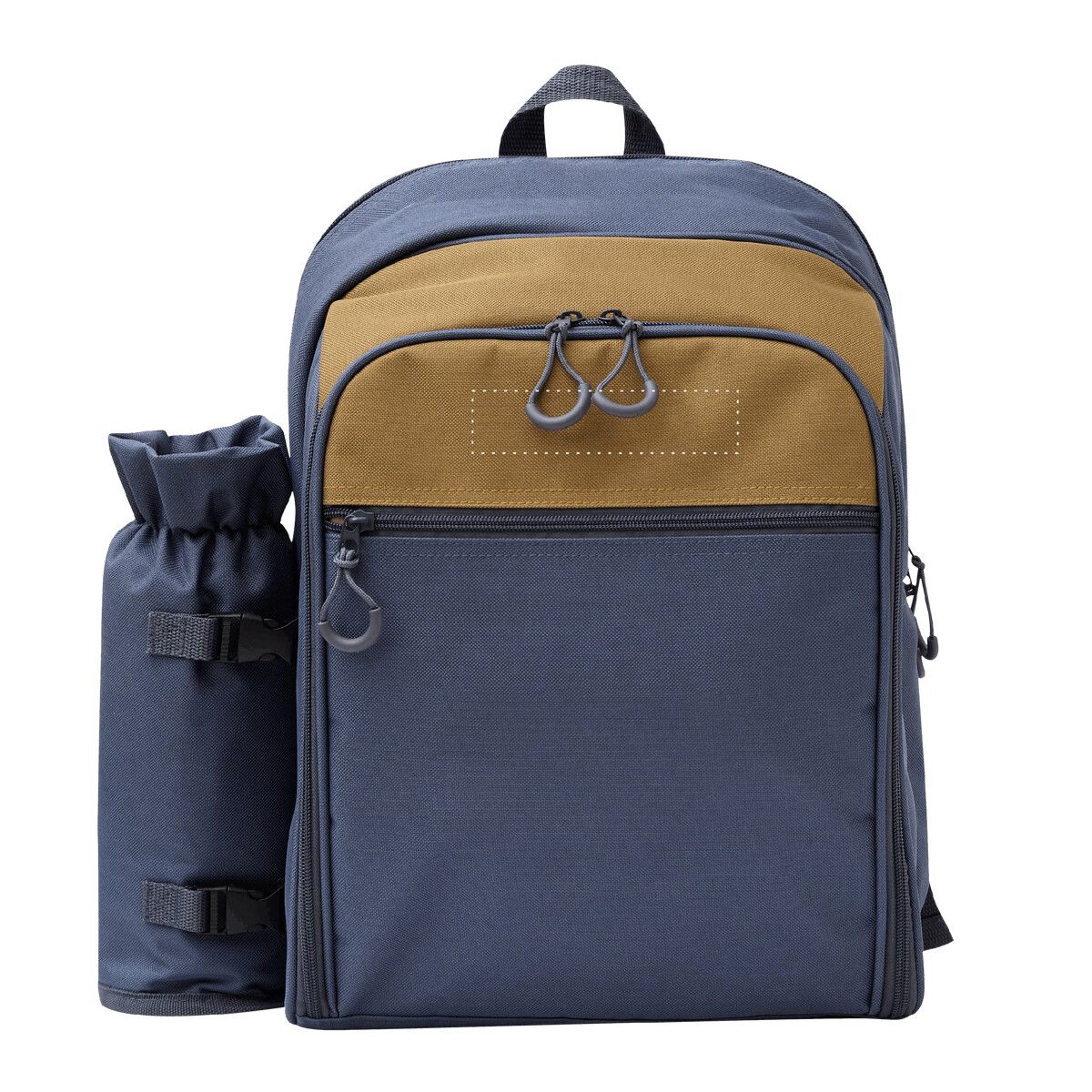 Veredelungsposition auf der oberen Tasche