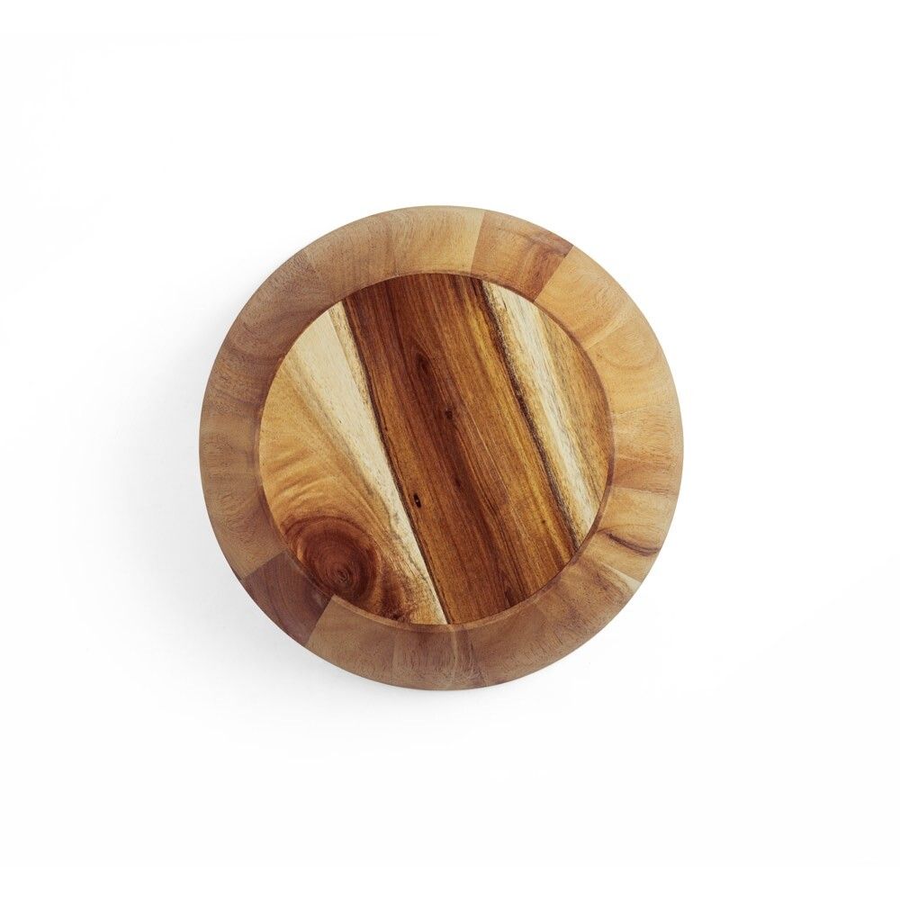 SAGE Salatschüssel aus Cassiaholz - natur - dunkel-497