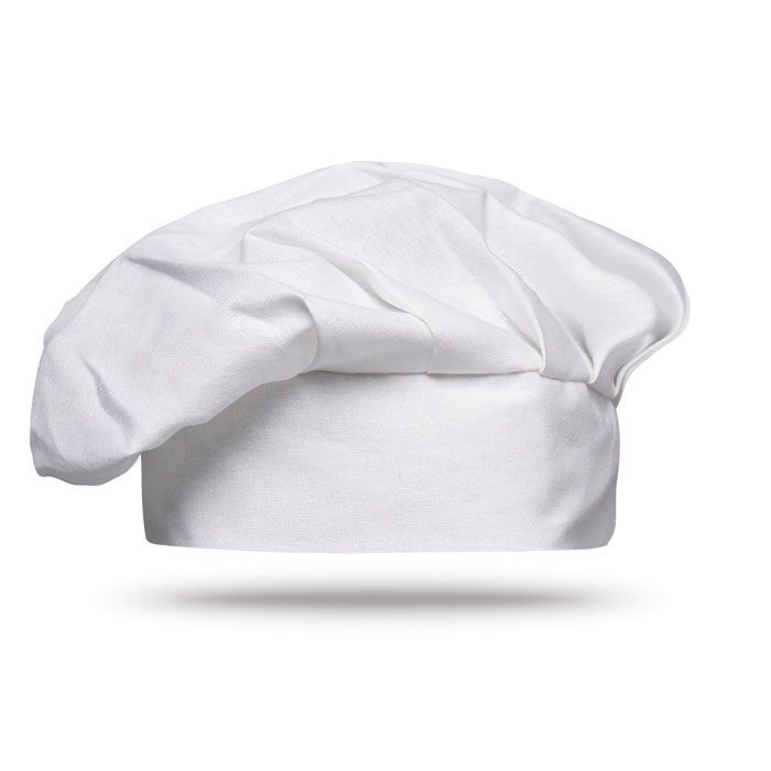 Kochmütze aus Baumwolle CHEF - weiß-696