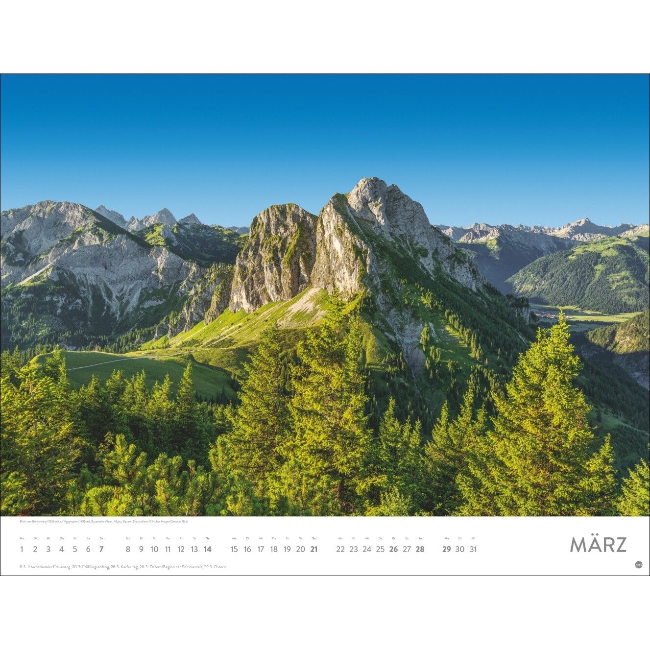 Faszination Alpen Posterkalender-730