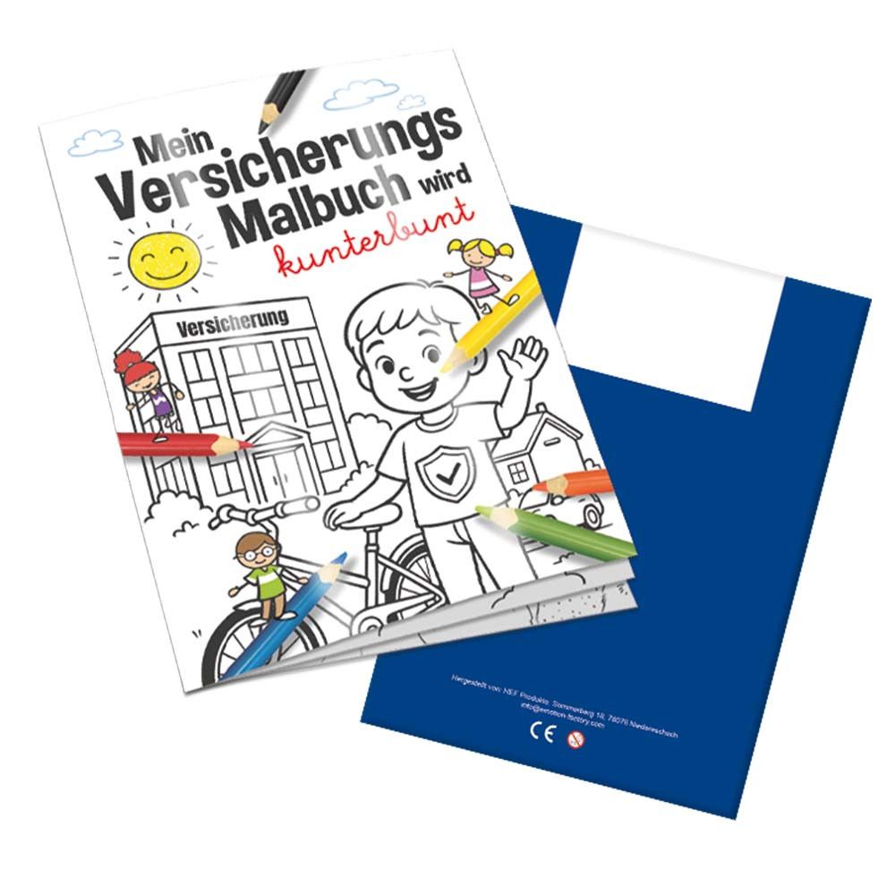 Malbuch / Mal-Set A6 - Versicherung - Malbuch neutral-406