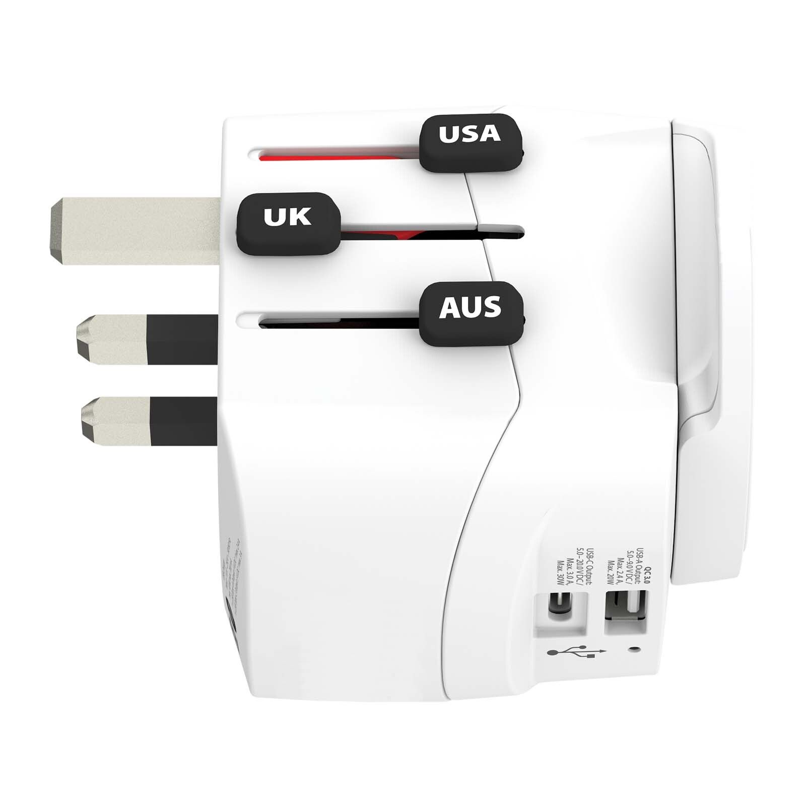 SKROSS PRO Light USB AC30PD Reiseadapter - weiss-384