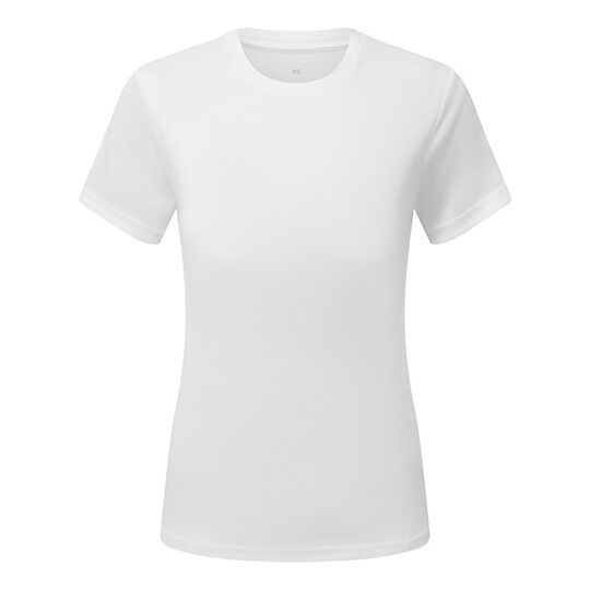 Women’s TriDri® Ion-Charge recycled textured tee - white-886
