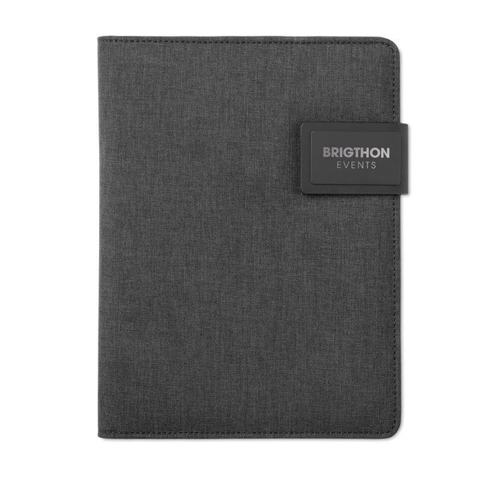 DIN A5 Portfolio & Powerbank POWERNOTY - schwarz-529