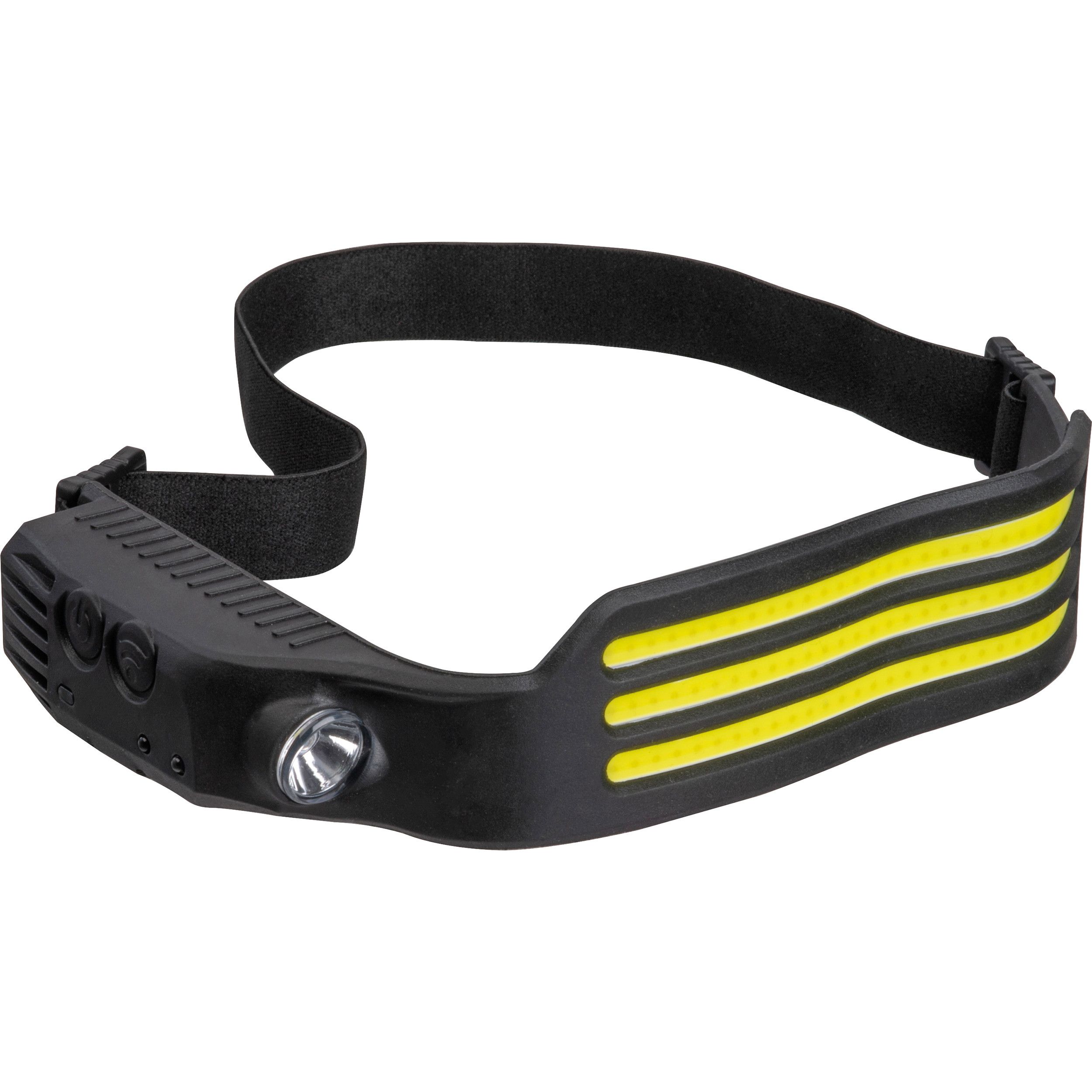 Stirnlampe mit COB Leuchten  - schwarz-711