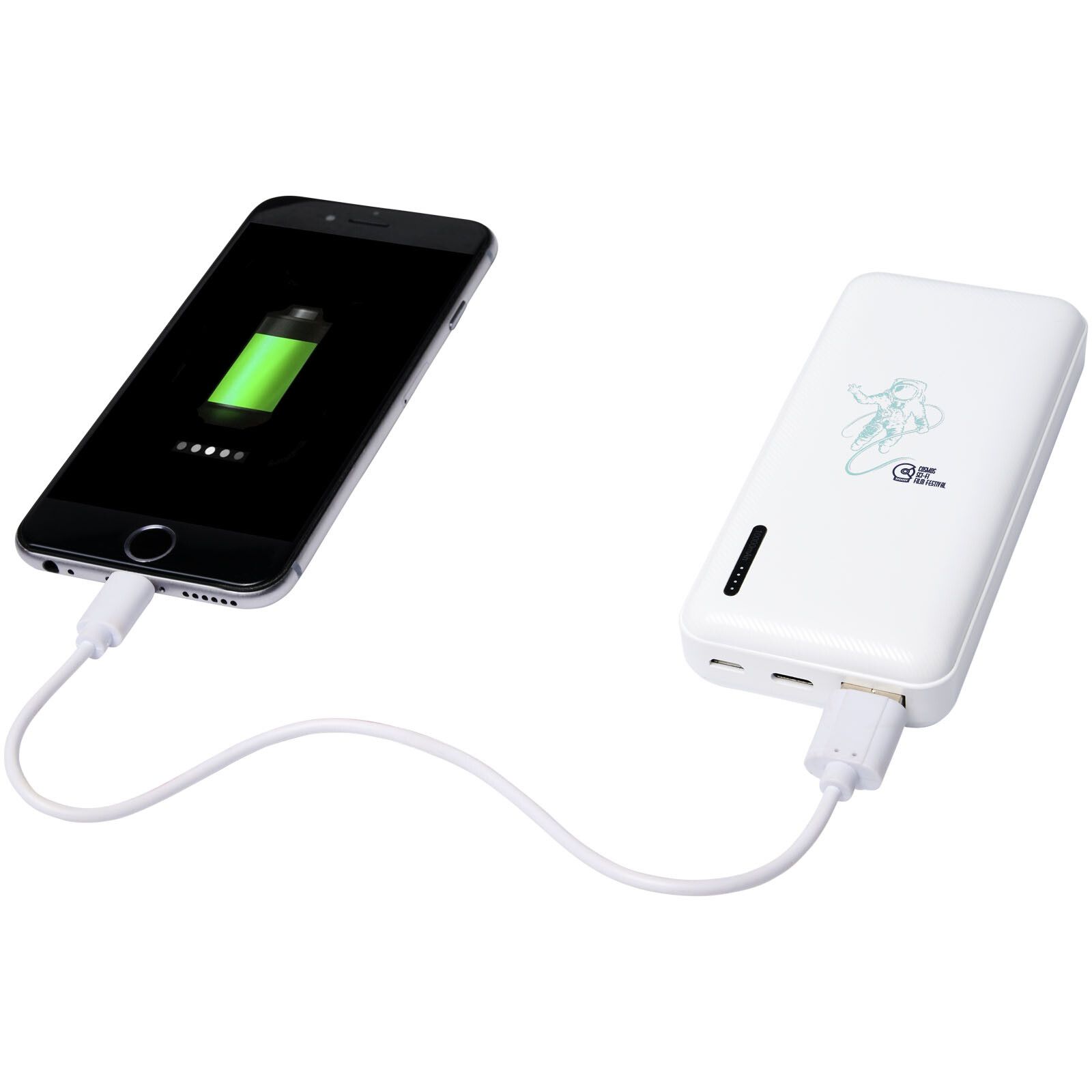 Compress 10.000 mAh High Density Powerbank - weiss-8
