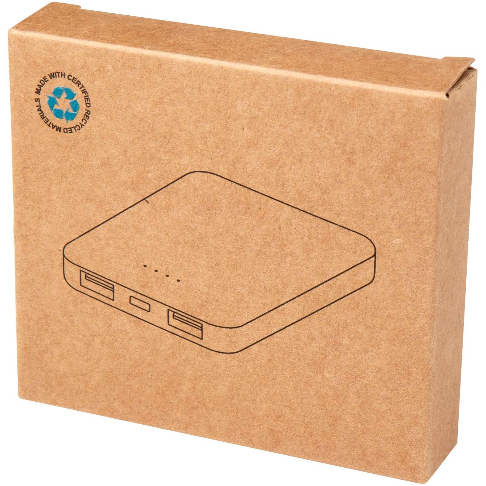 Asama 5000 mAh Typ-C Powerbank aus recyceltem Kunststoff - heather grün-97