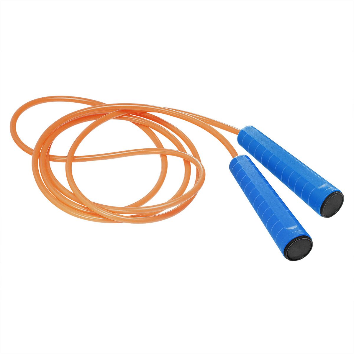 Springseil - blau, schwarz, neonorange-515