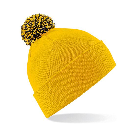 Snowstar® Beanie - gold - black-831