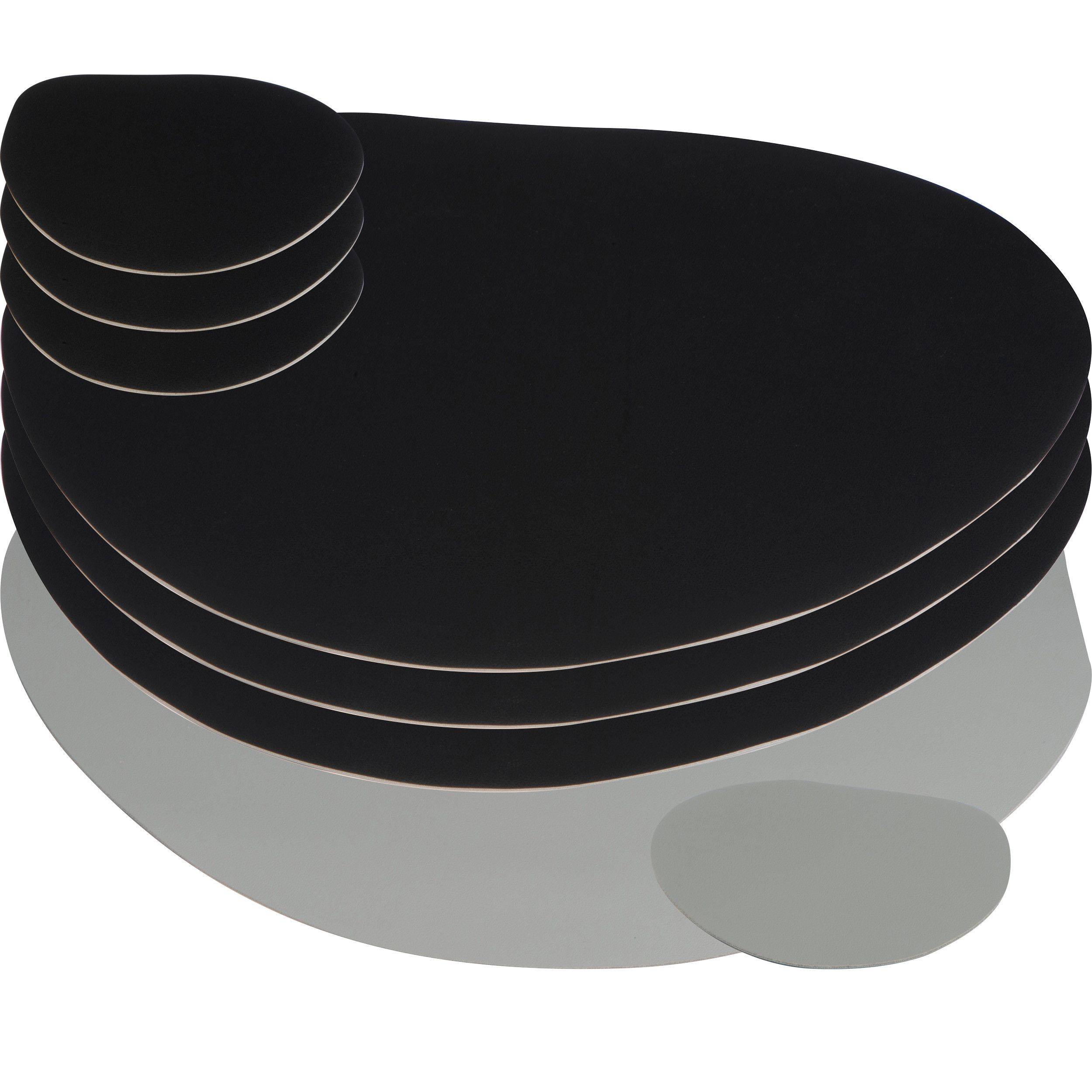 8 teiliges Platzset - schwarz-386