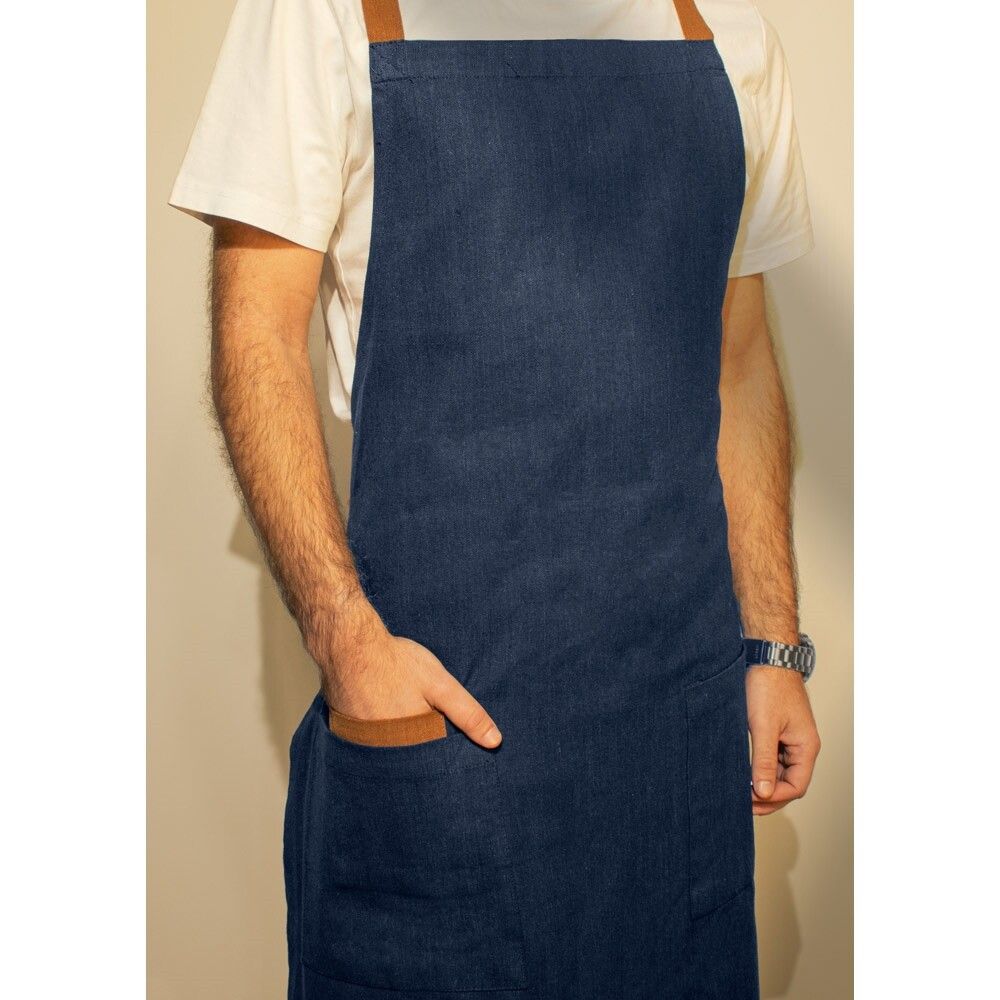 CARDAMOM Schürze aus Baumwolle (80 % recycelt) und Polyester (20 % recycelt) (220 g/m²) - dunkelblau-349