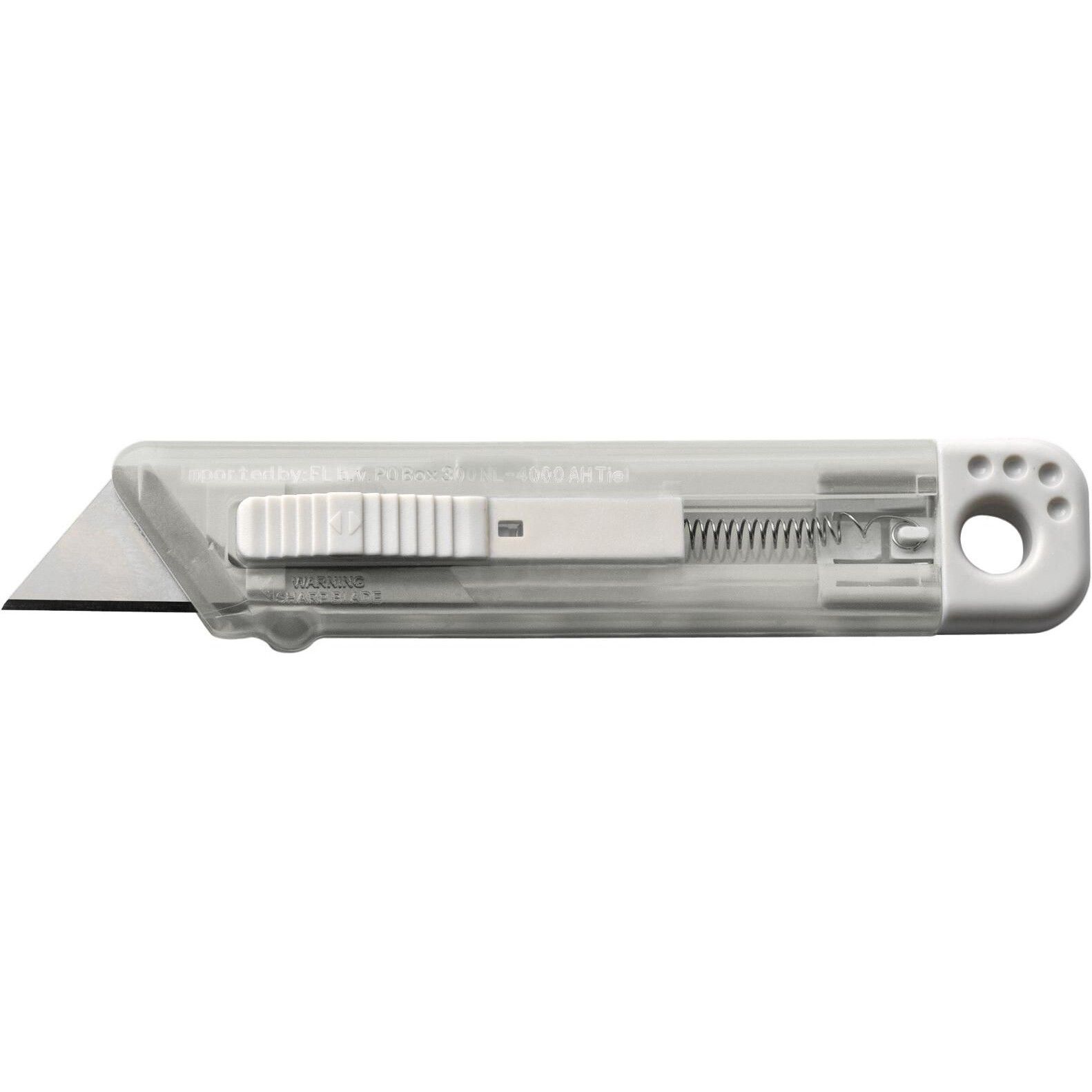 Cutter-Messer mit Federkernautomatik aus Kunststoff Griffin - neutral-452