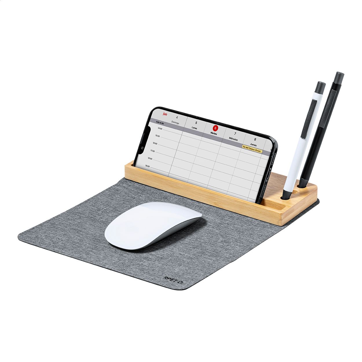 Atrova Wireless-Charger mit Mauspad - dunkelgrau-726