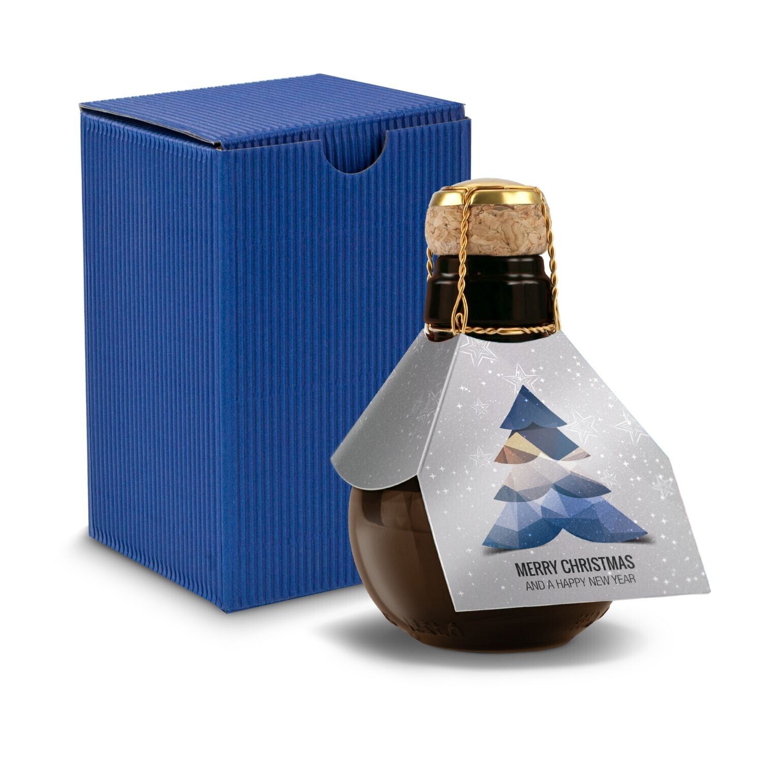 Geschenkset Kleinste Sektflache: Merry Christmas-312
